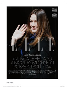 Carla Bruni en ELLE