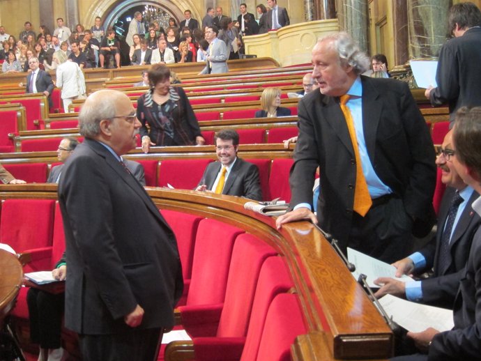 Andreu Mas-Colell, En El Pleno Del Parlament