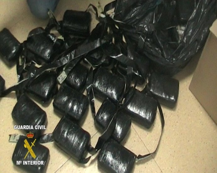 Imagen De La Cocaína Incautada. 