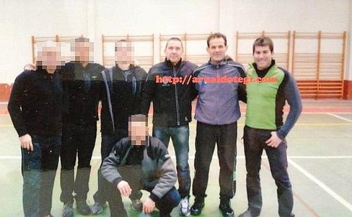 Pelotari, Concejal Del PP En Logroño, Con Otegi