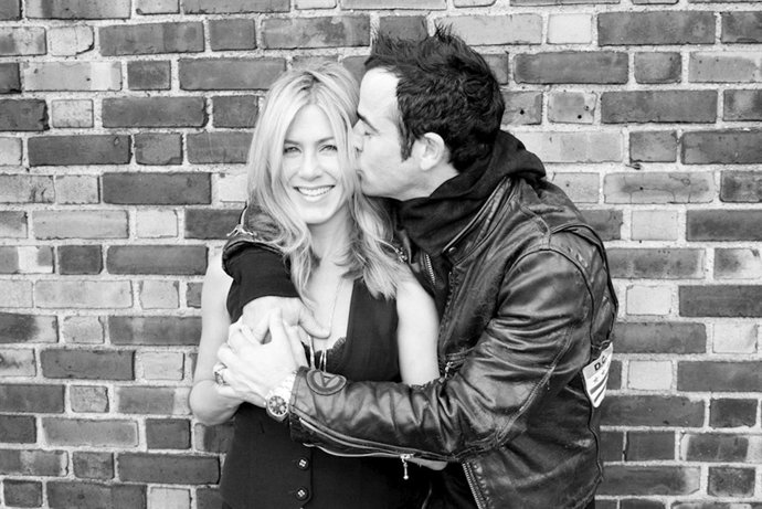 Jennifer Aniston y Justin Theroux celebran su primer aniversario