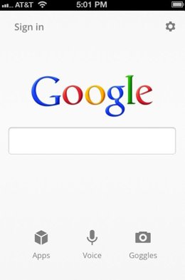 Portada De Google Search Para Iphone