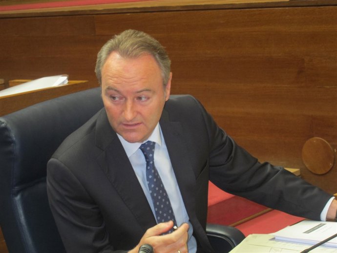 Fabra, En Su Escaño En Las Corts Valencianes