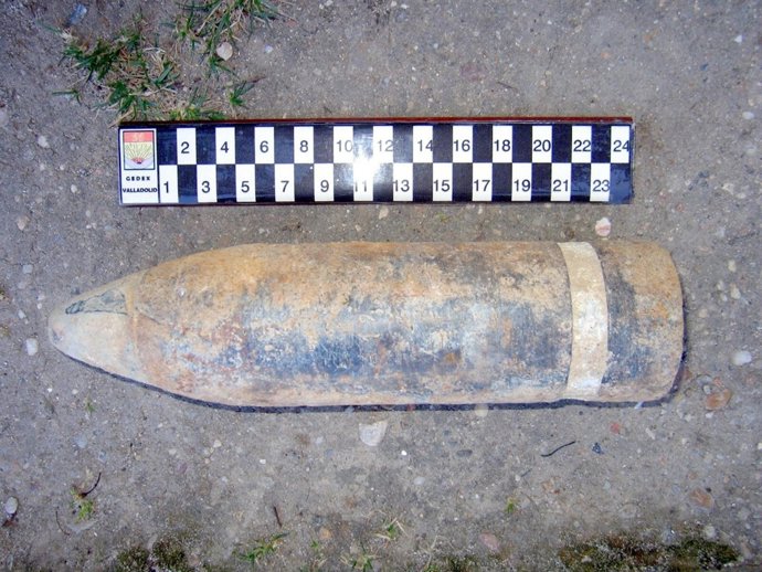 Proyectil Explosionado Por La Guardia Civil