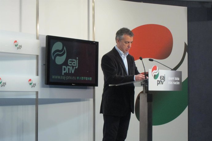 El Presidente Del PNV, Iñigo Urkullu