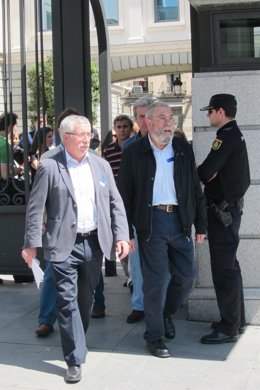 Toxo Y Méndez A La Salida Del Congreso