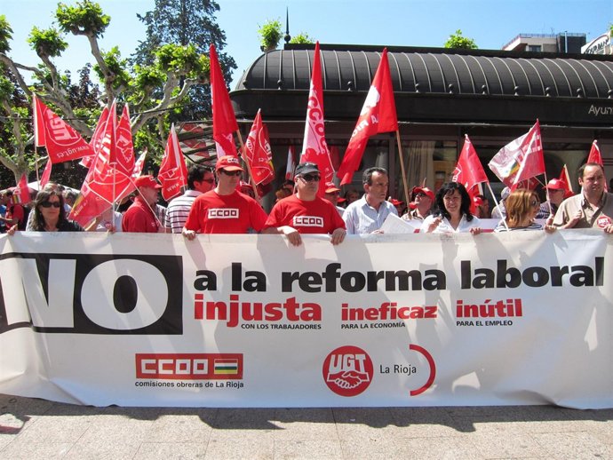Concentración Contra La Reforma Laboral