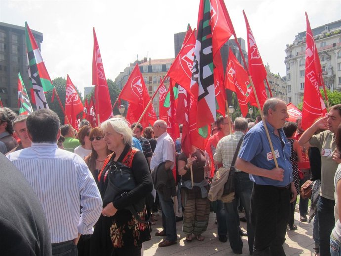 Concentracion De CC.OO. Y UGT