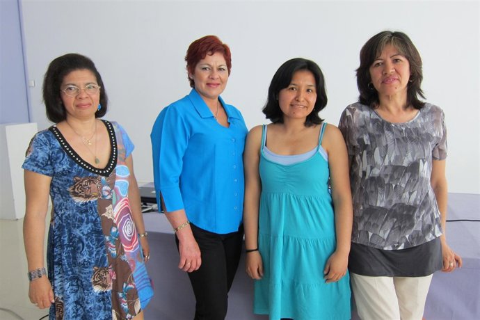 La Vicepresidenta, La Presidenta, La Portavoz Y Una Afiliada De Sindihogar