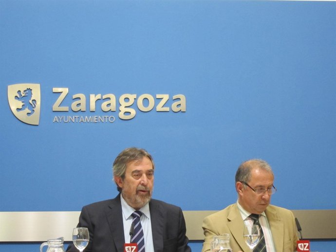 El Alcalde Belloch Y El Vicealcalde Gimeno