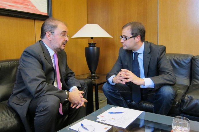 Javier Lambán Y César Luena