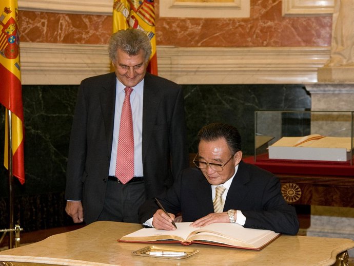 Visita Del Presidente De La Asamblea Popular Nacional China