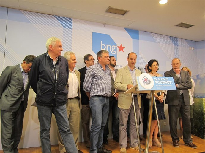 Alcaldes del BNG con Guillerme Vázquez