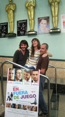 Fernando Tejero, Laura Pamplona Y David Marqués Presentan 'En Fuera De Juego'