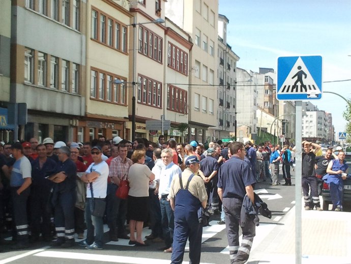 Protesta de Navantia en Ferrol