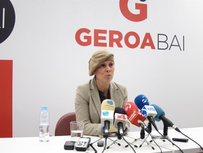 Uxue Barkos, Diputada De Geroa Bai.