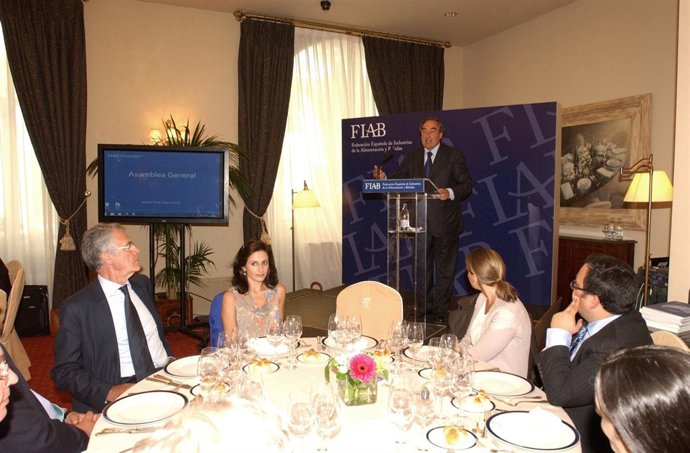 Juan Rosell, Durante Su Intervención En La Asamblea De FIAB