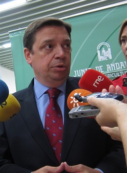 El Consejero De Agricultura, Pesca Y Medio Ambiente, Luis Planas