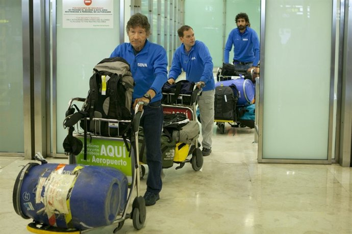 Carlos Soria A Su Llegada A Madrid
