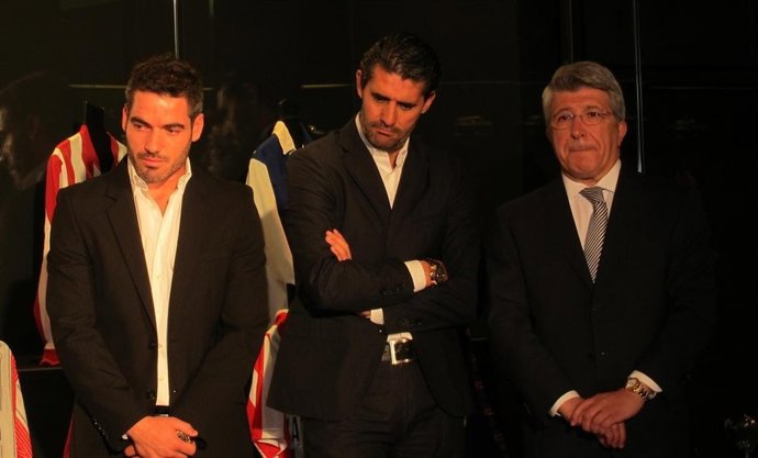 Antonio López se despide del Atlético junto Caminero y Cerezo