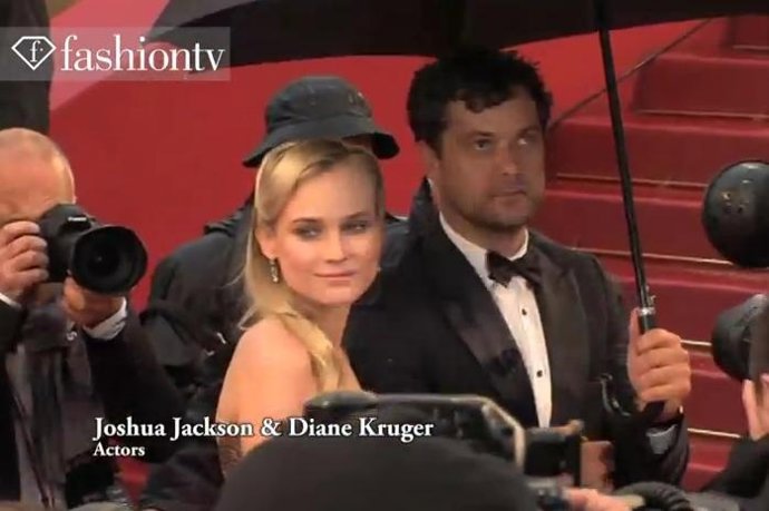 Diane Kruger y Joshua Jackson en Cannes