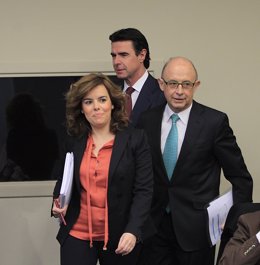 José Manuel Soria, Soraya Sáenz De Santamaría Y Cristóbal Montoro