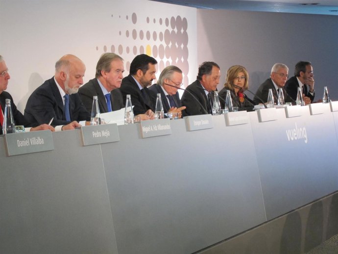 Junta De Accionistas De Vueling, Con Su Pte.Josep Piqué