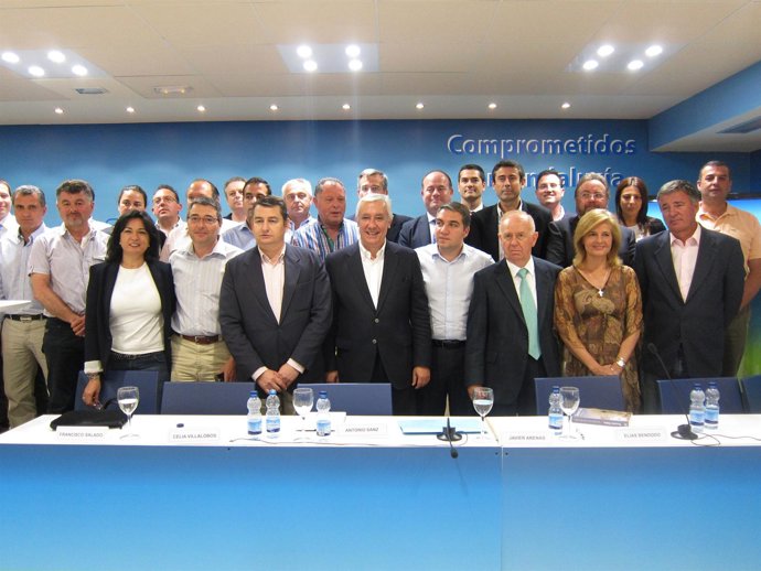 Javier Arenas Con Alcaldes De Málaga