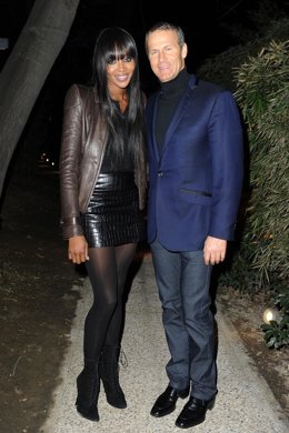 La modelo Naomi Campbell y el empresario ruso Vladislav Doronin