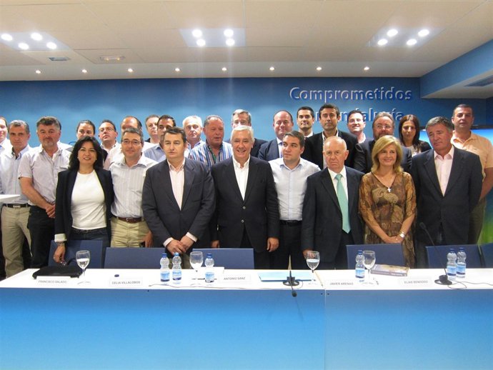 Javier Arenas Con Alcaldes De Málaga