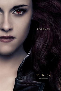 Kristen Stewart en un cartel de Amanecer