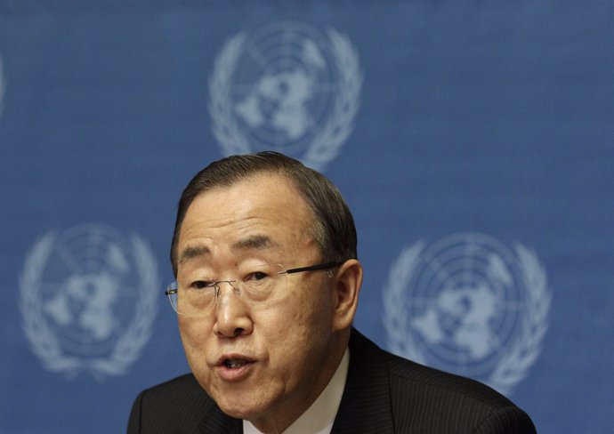 El Secretario General De Naciones Unidas, Ban Ki Moon