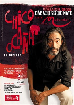 Cartel De La Actuación De Chico Ocaña En Malandar