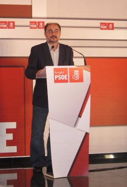 El Secretario General Del PSOE-Aragón, Javier Lambán