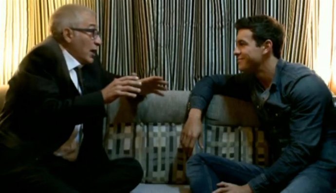 Javier Sardá y Mario Casas en 'Usted perdone'