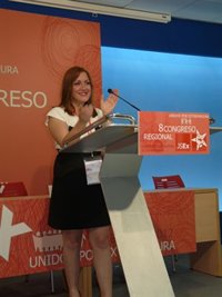 Soraya Vega Prieto se convierte en la primera secretaria general de las Juventudes Socialistas de Extremadura