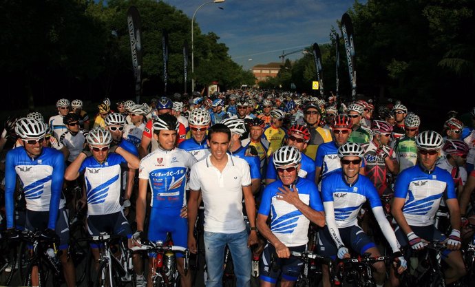 Salida De La Segunda Marcha Alberto Contador