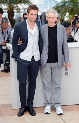 Robert Pattinson y Cronenberg en Cannes