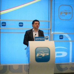 El Secretario General Del PP De La Rioja, Carlos Cuevas