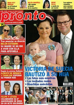 Portada de la revista 'Pronto'
