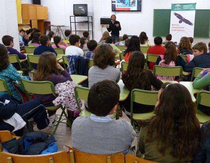 La Fundación Gypaetus Acerca Su Campaña Educativa A Los Escolares
