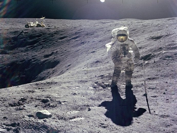 Charles Duke En La Luna Con La Misión Apolo 16