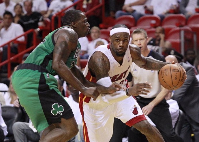 LeBron James, Miami Heat-Boston Celtics