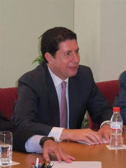 El Consejero De Obras Públicas Y Ordenación Del Territorio, Antonio Sevilla