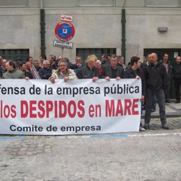 Protesta De Trabajadores De Mare
