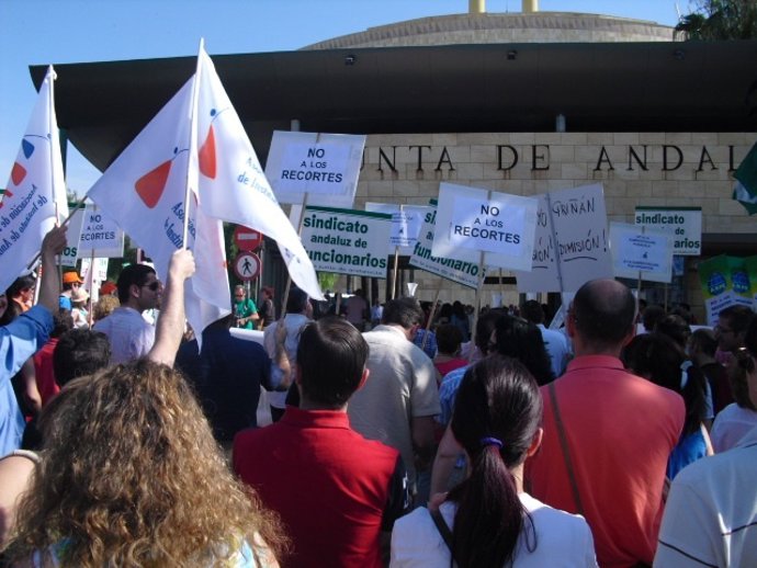Manifestación De Safja Hoy En Sevilla.