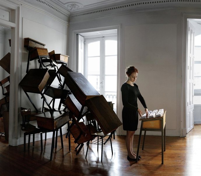 Sin Título, 2010.  Rebeca Menéndez. En La Galería ARANAPOVEDA. 