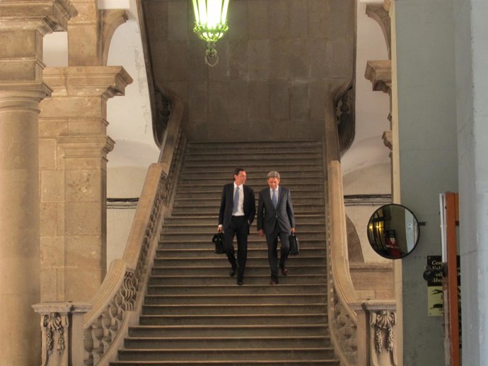 Rambla A La Salida De Declarar En El TSJ