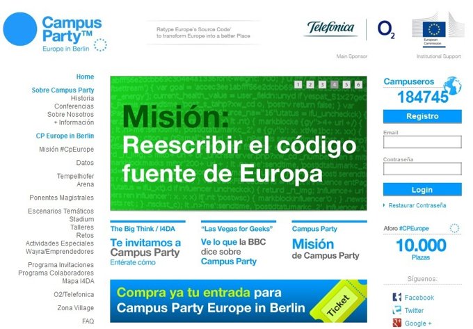 Foto: CAMPUS PARTY EUROPA