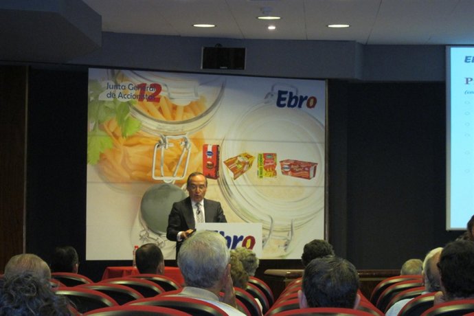 Antonio Hernández Callejas, Durante La Junta De Ebro Foods